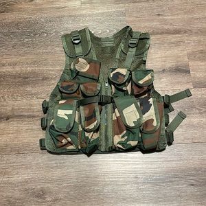 An army vest. Fits like a youth medium
